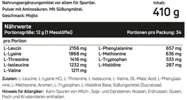 Preview: Neosupps True EAA (410g Dose)