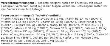 Preview: Body Attack Multivitamin (100 Tabs)