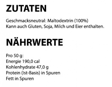 Preview: Myprotein Maltodextrin (5000g Beutel)
