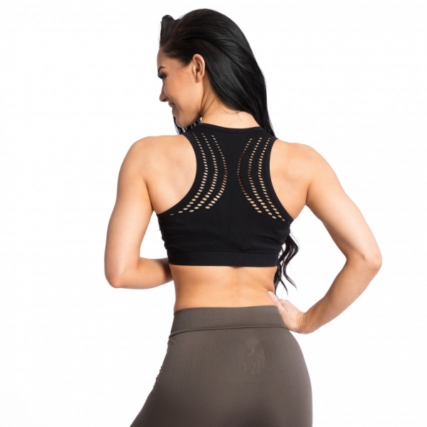  Smilodox Seamless Sport Bra Schwarz