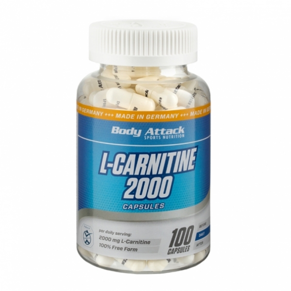 BODY ATTACK L-CARNITINE KAPSELN 2000 (100 CAPS)