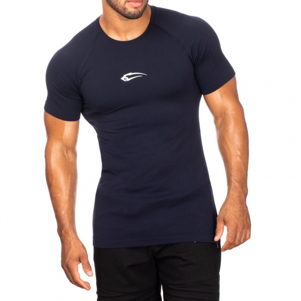 SMILODOX SEAMLESS T-SHIRT DUNKEL BLAU
